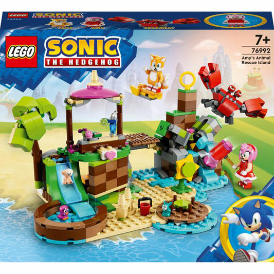 LEGO Sonic the Hedgehog Amys Tierrettungsinsel, 388-tlg., Legosteine, Bausteine, Bauset, Konstruktionsset, ab 7 Jahren, 76992