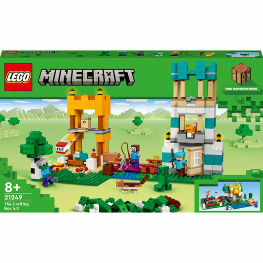LEGO Minecraft Die Crafting-Box 4, 605-tlg., Legosteine, Bausteine, Bauset, Konstruktionsset, ab 8 Jahren, 21249