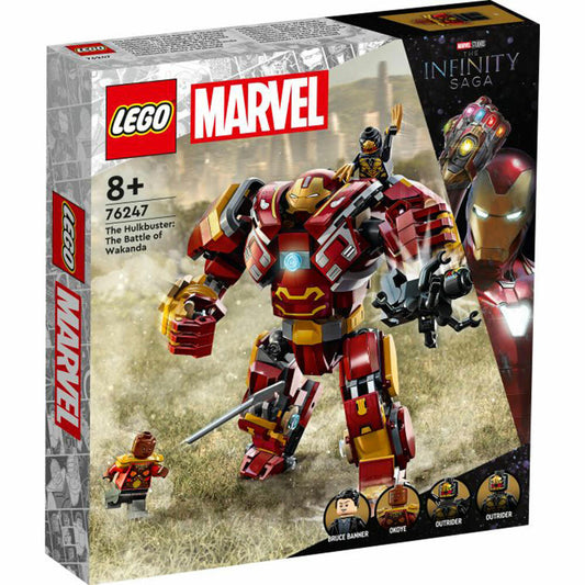 LEGO Super Heroes Hulkbuster: Der Kampf von Wakanda, 385-tlg., Bauset, Konstruktionsset, Bausteine, Spielzeug, ab 8 Jahre, 76247