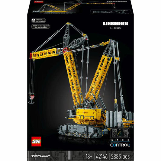 LEGO Technic Liebherr LR 13000 Raupenkran, 2883-tlg., Legosteine, Bausteine, Bauset, Konstruktionsset, ab 18 Jahren, 42146