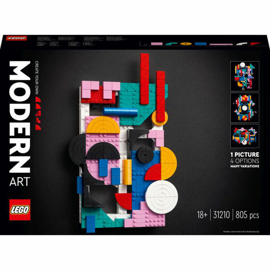 LEGO ART Moderne Kunst, 805-tlg., Legosteine, Bausteine, Bauset, Konstruktionsset, ab 18 Jahren, 31210