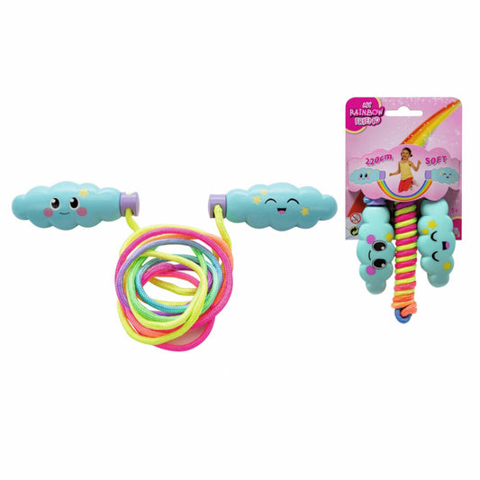 Simba Wolken Springseil, Hüpfseil, Sprungseil, Seilspringen, Spielzeug, Kinder, 107306085
