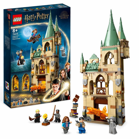 LEGO Harry Potter Hogwarts: Raum der Wünsche, 587-tlg., Bauset, Konstruktionsset, Bausteine, Spielzeug, ab 8 Jahre, 76413