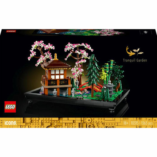 LEGO Icons Garten der Stille, 1363-tlg., Legosteine, Bausteine, Bauset, Konstruktionsset, ab 18 Jahren, 10315