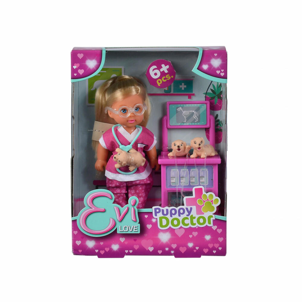 Simba Evi LOVE Puppy Doctor, Doll, Fashion Doll, Dressing Doll, Veterinarian, 105733647