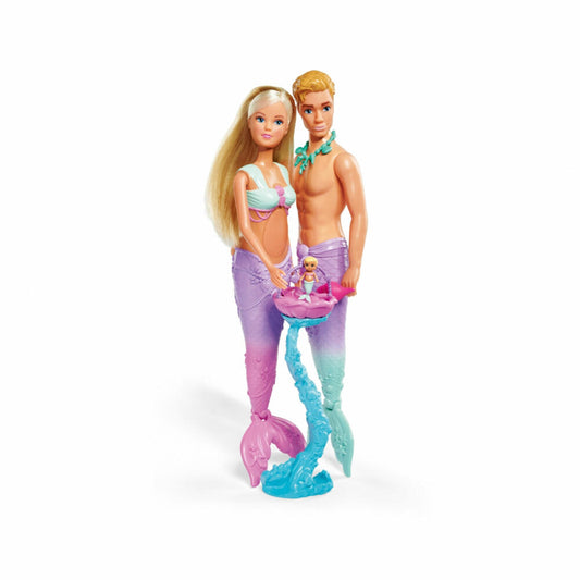 Simba Steffi LOVE Mermaid Family, Doll, Fashion Doll, Dressing Doll, Mermaid, 105733524