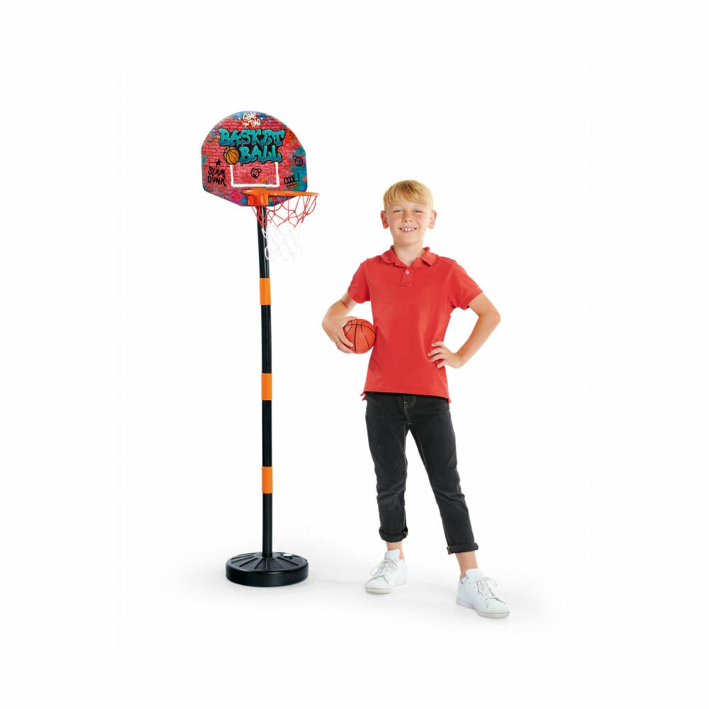 Simba Basketball Set mit Ständer, Basketballkorb, Ball, mit Korb, Spielzeug, 107407609
