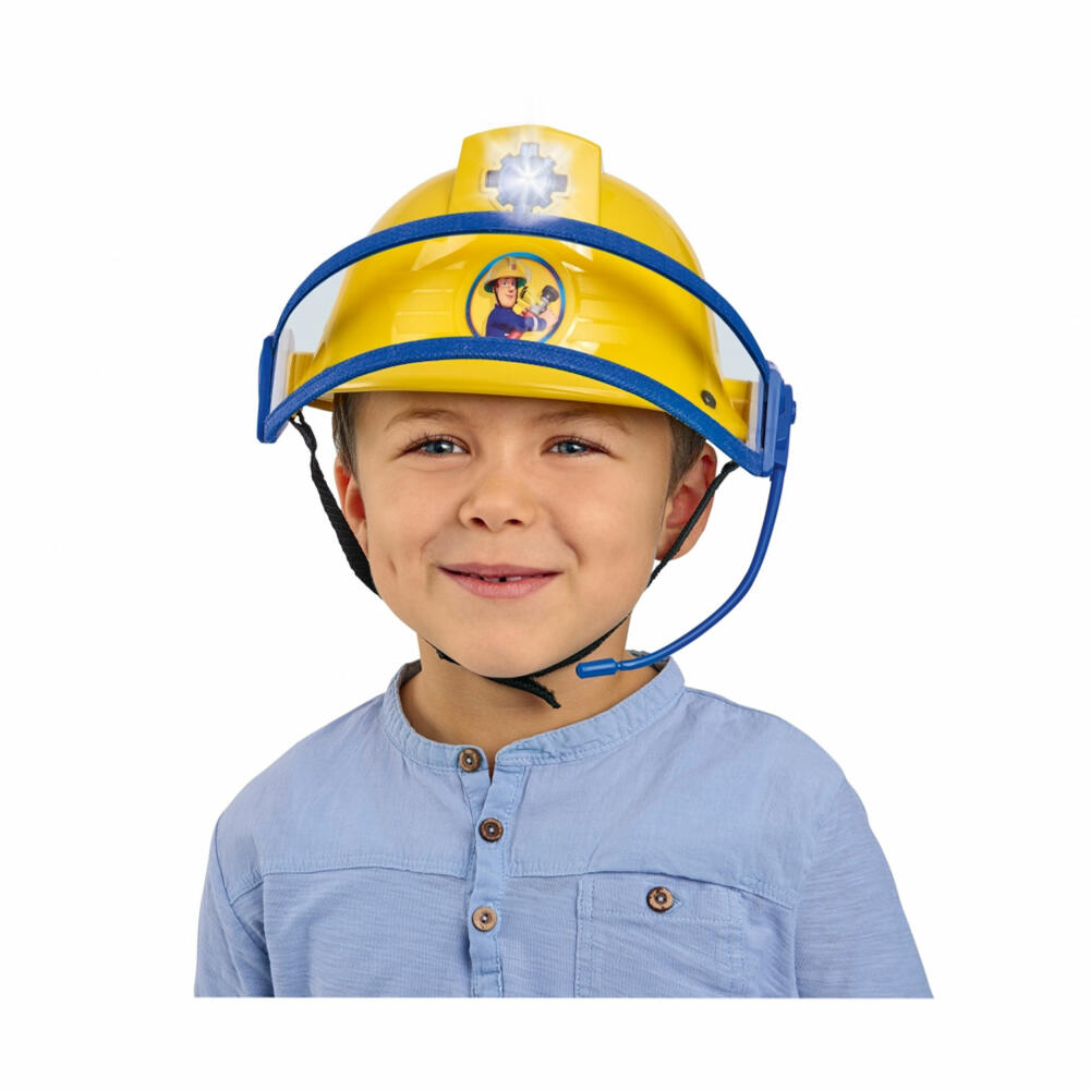 Simba Fireman Sam Firefighter Helmet with Function, Firefighter Helmet, Children's Toy, 109252365
