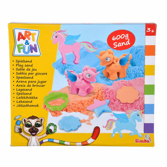 Simba A&amp;F Play Sand Set Unicorn, Magic Sand, Creative Set, Ice Cream, Toy, 106344622