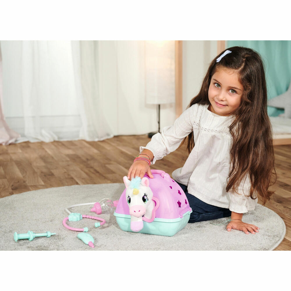 Simba Doktorkoffer mit Plüsch Einhorn, Arztkoffer, Doktor, Arzt, Koffer, Spielzeug, 105542140