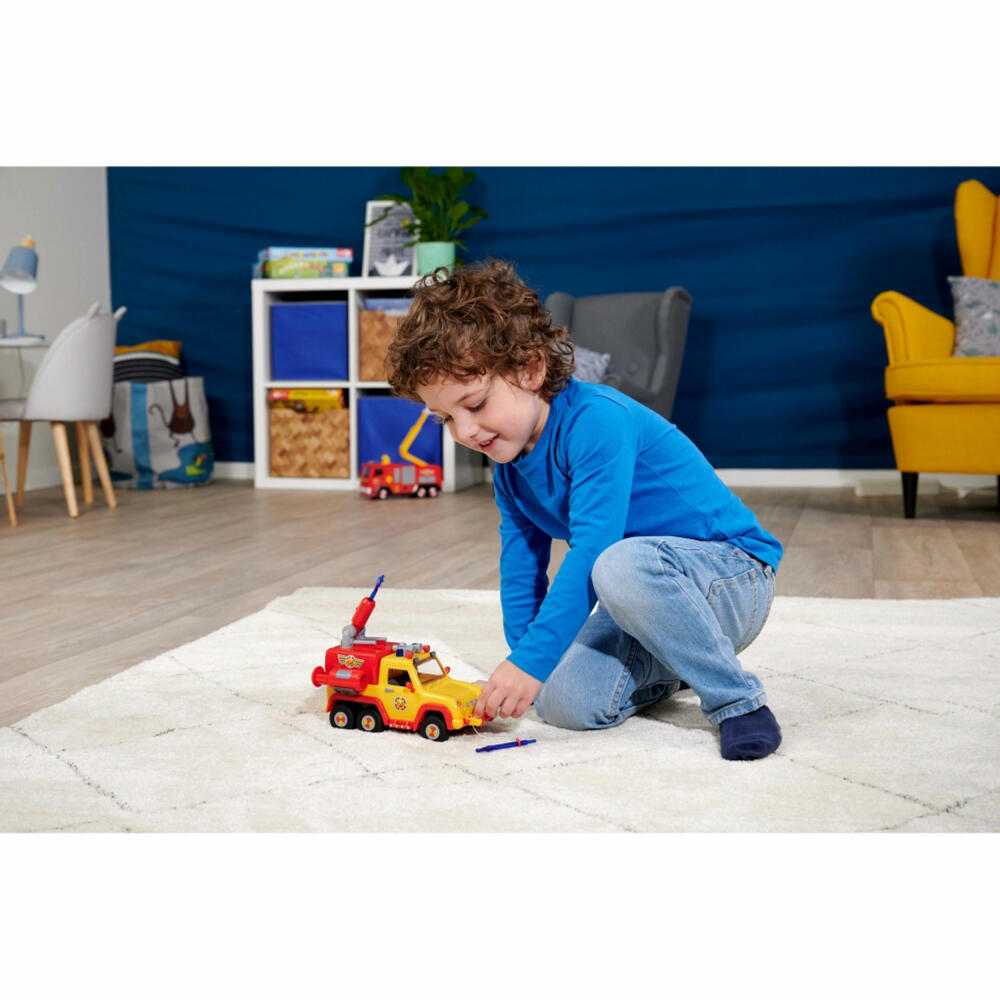 Simba Feuerwehrmann Sam Feuerwehrauto Venus 2.0 mit Figur, Spielzeugauto, Feuerwehr Auto, Spielzeug, 109251094