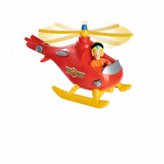 Simba Sam Junior Wallaby with Tom Thomas Figure, Helicopter, Toy, Fire Brigade, 109252507