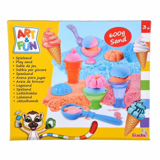 Simba A&amp;F Play Sand Set Ice Cream, Magic Sand, Creative Set, Ice Cream, Toy, 106344623