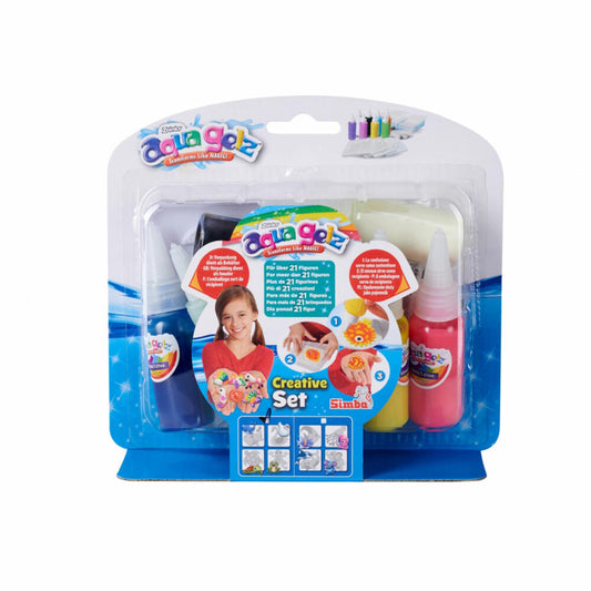 Simba Aqua Gelz Creative Set, Color Gel, Creative Set, 3D Figure, Water Gel Figures, 106322562
