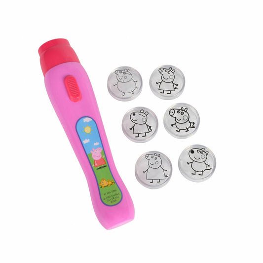 Simba Peppa Pig Light Projector, Lichtprojektor, Taschenlampe, Wandprojektor, Spielzeug, 109262386