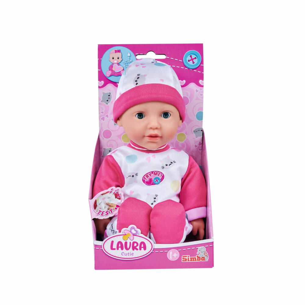 Simba Laura Cutie, soft body doll, doll, play doll, baby doll, toy, 105140004