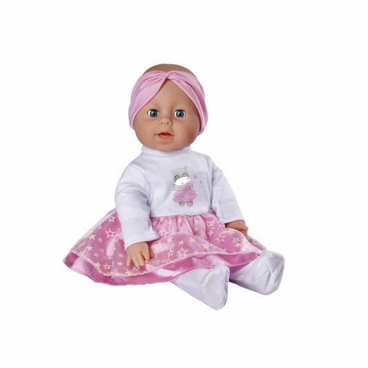 Simba Laura Glitzersternchenset, 3-tlg., Puppenkleidung, Puppenkleid, Puppe Kleidung, Zubehör, 105400002