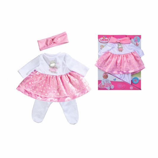 Simba Laura Glitter Star Set, 3-piece, Doll Clothes, Doll Dress, Doll Clothes, Accessories, 105400002