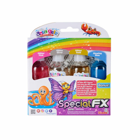 Simba Aqua Gelz refill set, color gel, creative set, 3D figure, water gel figures, 106322567