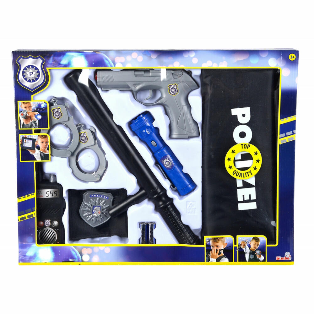Simba Polizei Einsatz-Set, Polizeiausrüstung, Polzei Ausrüstung, Spielzeug, Ausstattung, 108102665