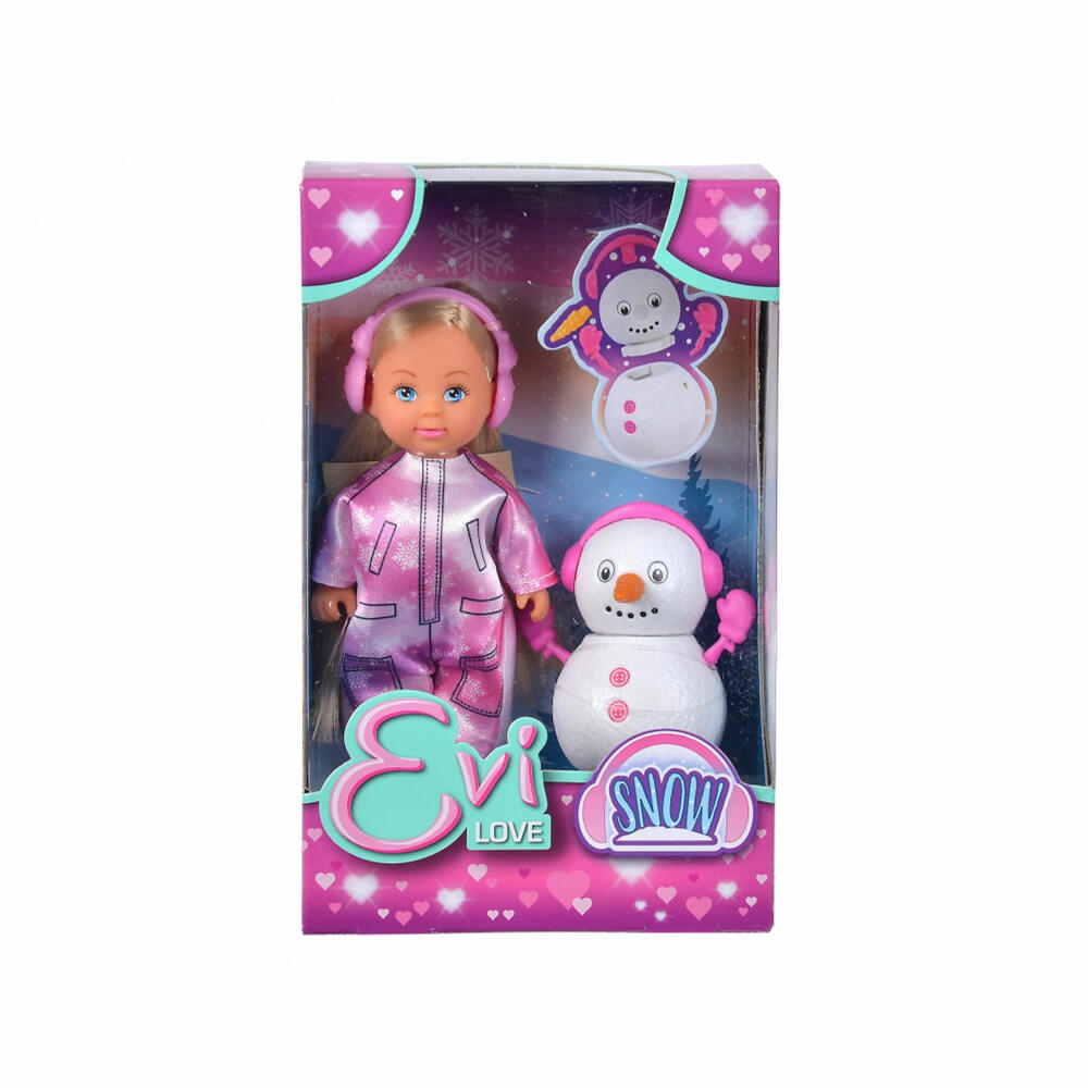Simba Evi LOVE Snow, doll, fashion doll, dress-up doll, snowman, 105733646