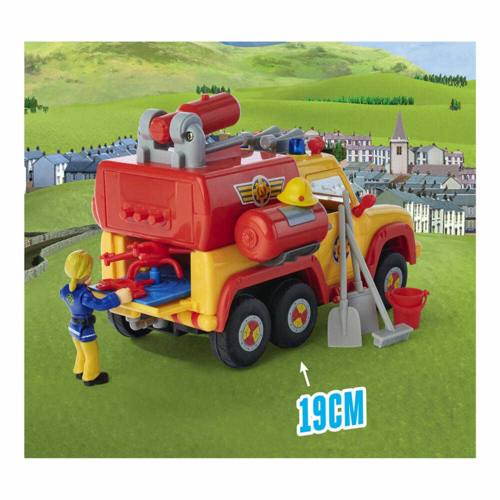 Simba Feuerwehrmann Sam Feuerwehrauto Venus 2.0 mit Figur, Spielzeugauto, Feuerwehr Auto, Spielzeug, 109251094