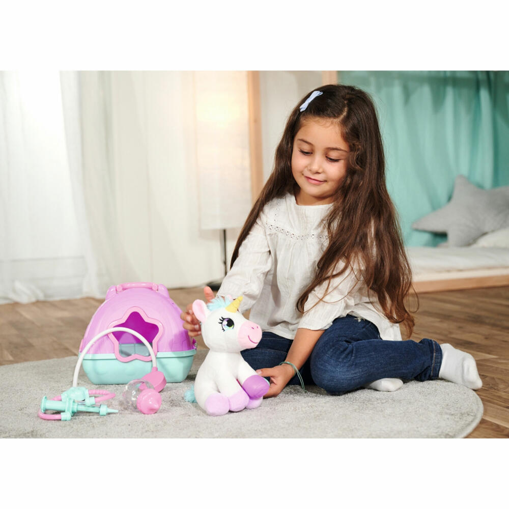Simba Doktorkoffer mit Plüsch Einhorn, Arztkoffer, Doktor, Arzt, Koffer, Spielzeug, 105542140