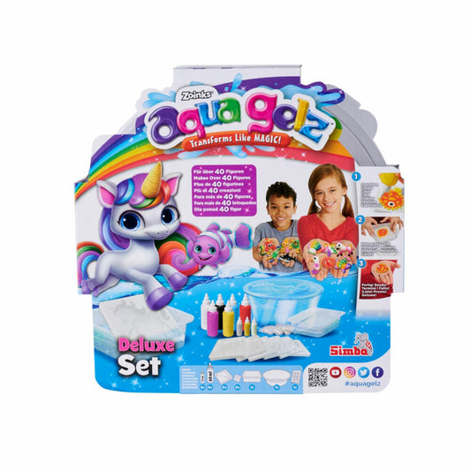 Simba Aqua Gelz Deluxe Set, Color Gel, Creative Set, 3D Figure, Water Gel Figures, 106322563