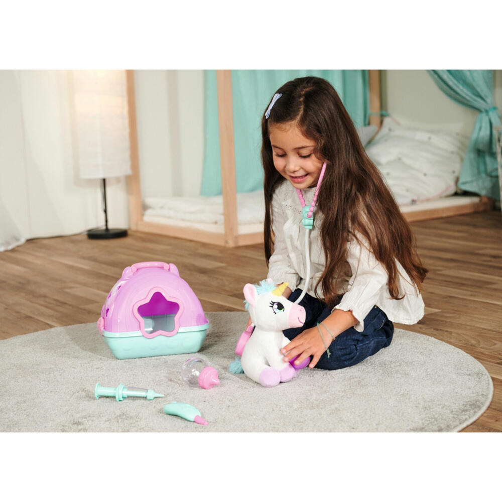 Simba Doktorkoffer mit Plüsch Einhorn, Arztkoffer, Doktor, Arzt, Koffer, Spielzeug, 105542140