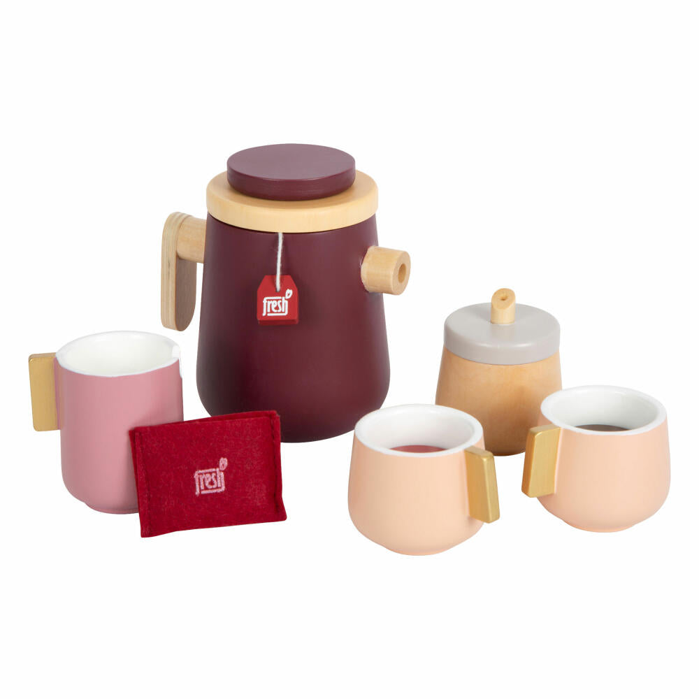 Legler Kaffee und Tee-Set tasty, Spielzeug-Service, Kaufladen Zubehör, Holz, 12293