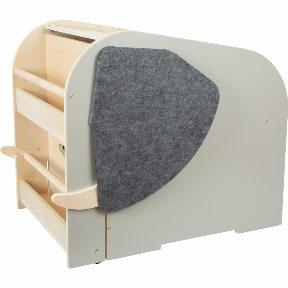 Legler Small Foot Toy Box with Seat and Wheels Elephant Wildlife, from 12 months, 12423