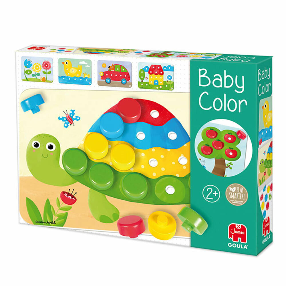 Jumbo Games GOULA Baby Color, Learning Colors, Wooden Toy, Educational Game, Wooden Toy, 53140