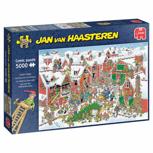Jumbo Spiele Jan van Haasteren - Santas Village, Puzzle, Erwachsenenpuzzle, Puzzlespiel, 5000 Teile, 20076