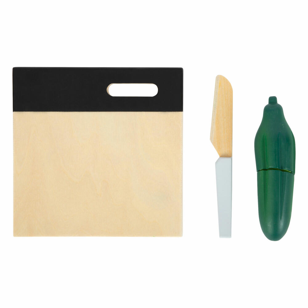 Legler Schneide-Set Gemüse fresh, Kaufladen-Spielzeug, Zubehör, Holz, 12329
