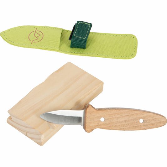 Legler Small Foot Carving Knife Set Discover, Children's Carving Knife 4-piece, from 6 years, 12385