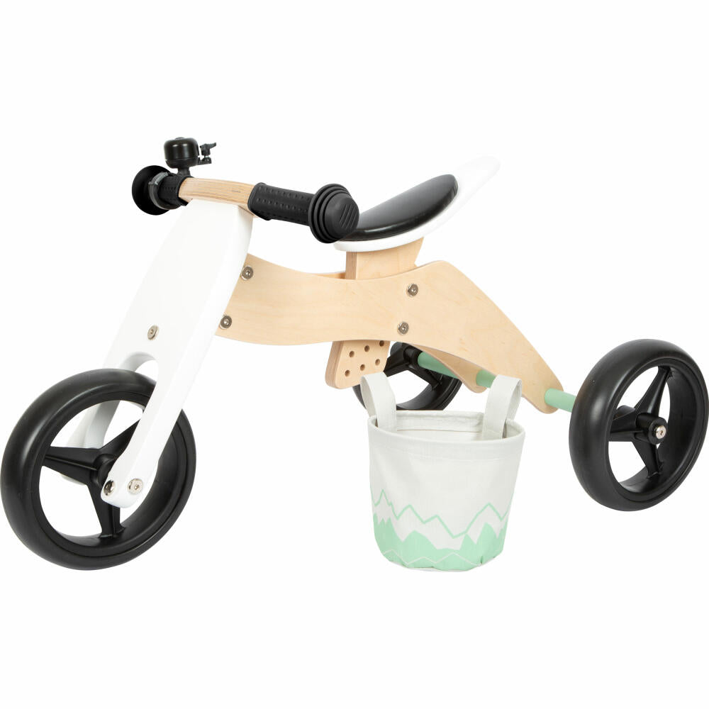 Legler Small Foot Balance Bike and Tricycle Sage Green, Adjustable, from 12 months, 12414