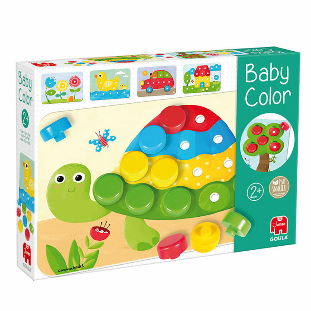 Jumbo Games GOULA Baby Color, Learning Colors, Wooden Toy, Educational Game, Wooden Toy, 53140