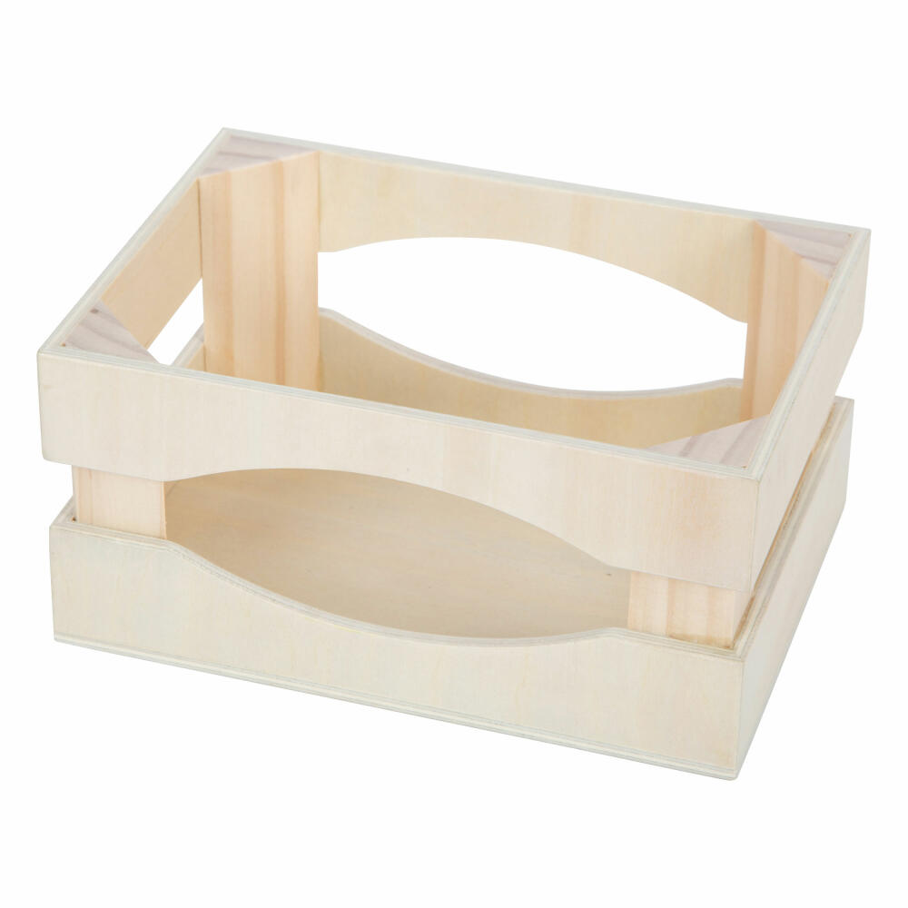 Legler Spielzeug-Milchkiste fresh 11-tlg., Kaufladen-Spielzeug, Zubehör, Holz, 12354