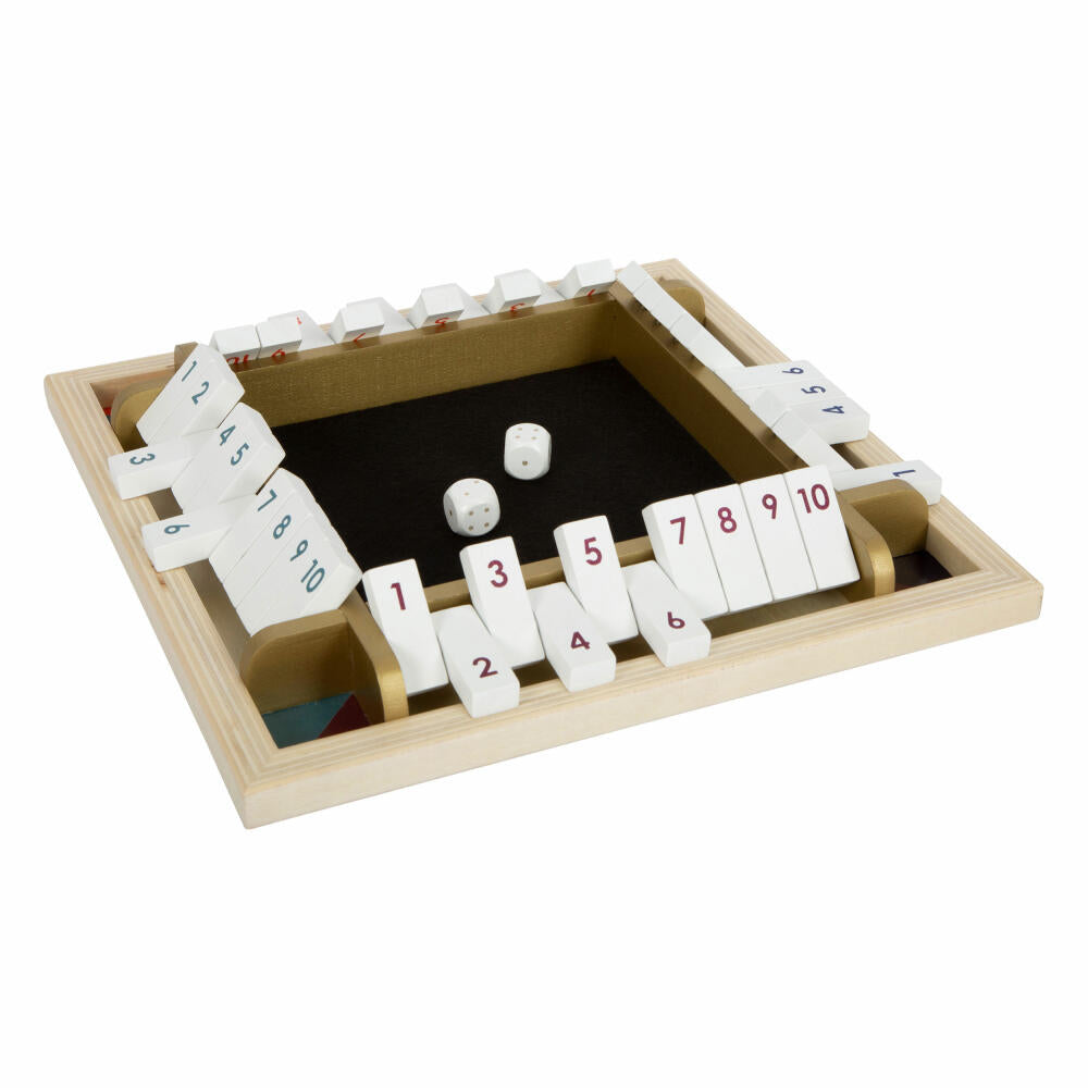 Legler Dice Game Shut the Box Gold Edition, Board Game, Ages 6+, 12364