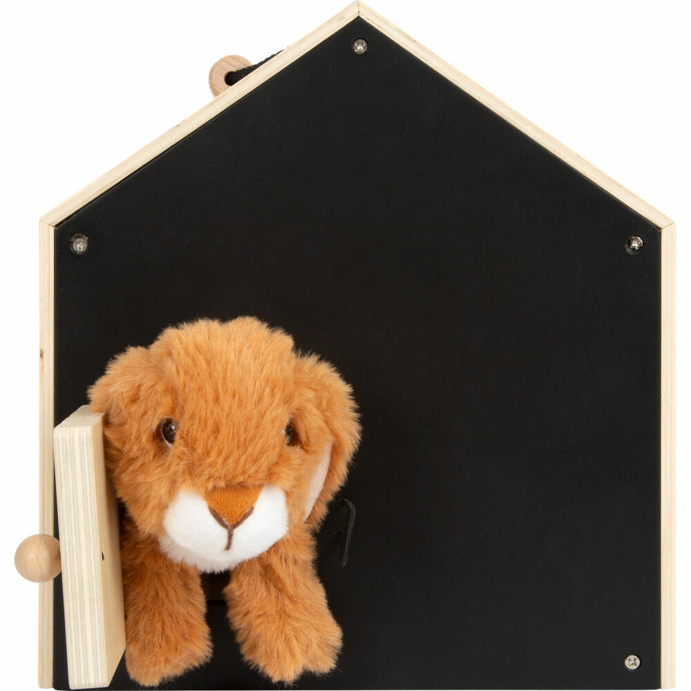 Legler Small Foot Hasenstall mit Auslauf, Spielzeug, mit Plüschhase, ab 3 Jahren, 12399