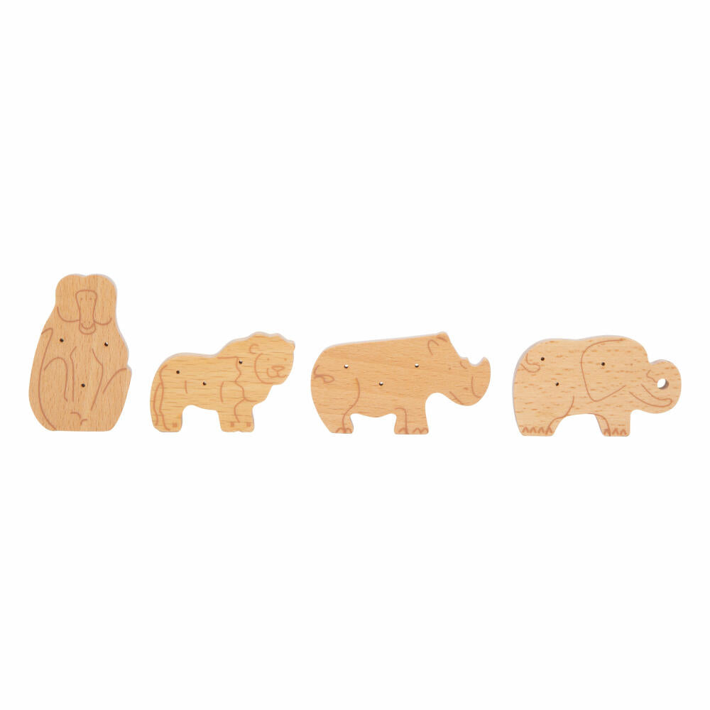 Legler toy animal biscuits fresh set of 8, shop toy, accessories, wood, 12353