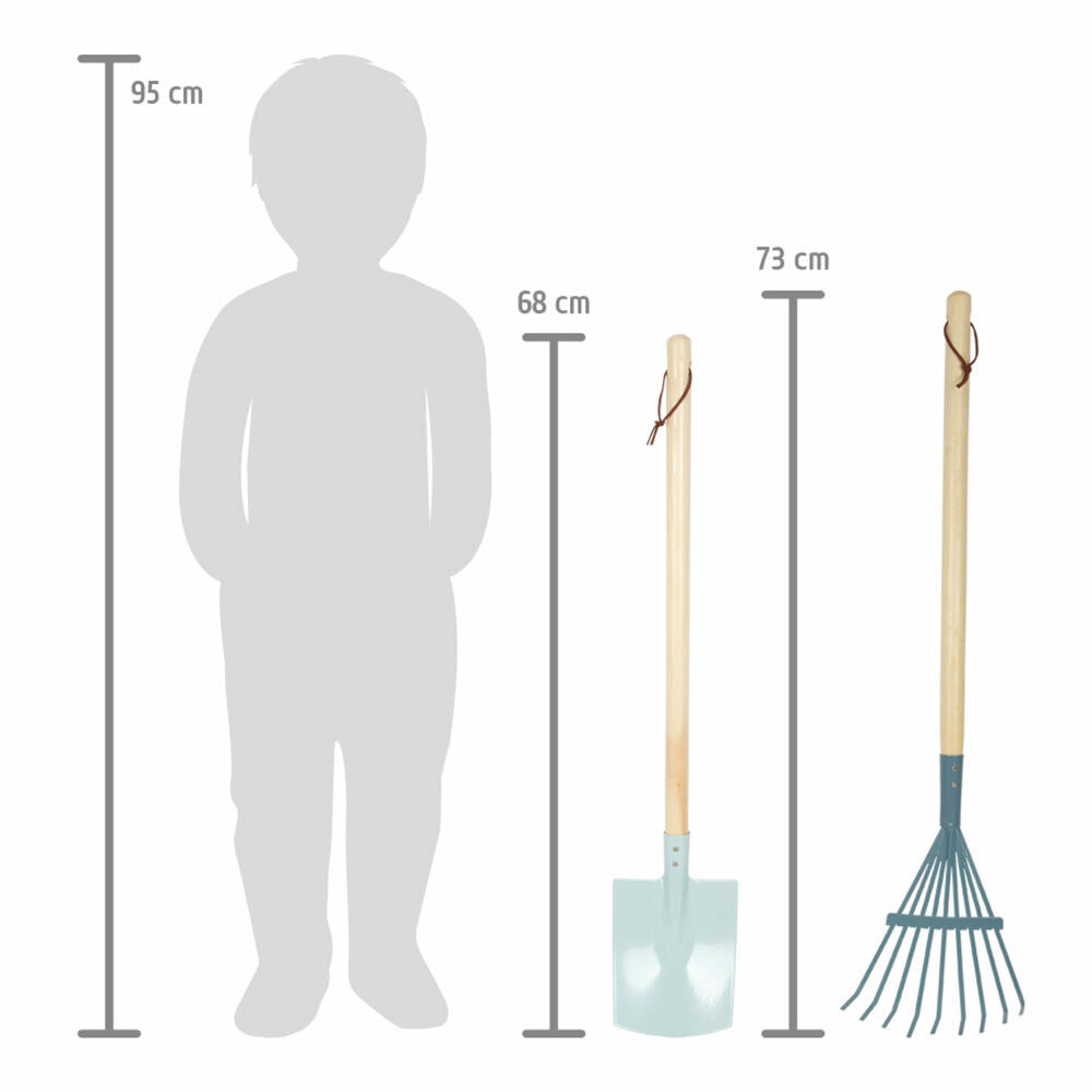 Legler Small Foot garden tool set, 4-piece play tool set, ages 3 and up, 12389
