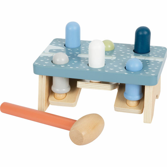Legler Small Foot Knocking Game Arctic, Knocking Bench with Hammer, from 12 months, 12448