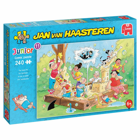 Jumbo Spiele Jan van Haasteren Junior - Sandkasten, Kinderpuzzle, Kinder Puzzle, Legespiel, 240 Teile, 20082