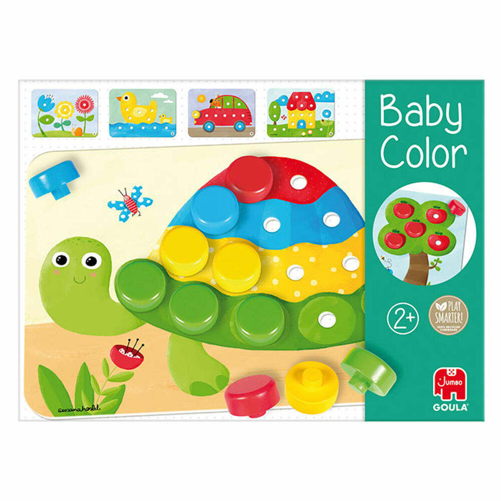 Jumbo Games GOULA Baby Color, Learning Colors, Wooden Toy, Educational Game, Wooden Toy, 53140