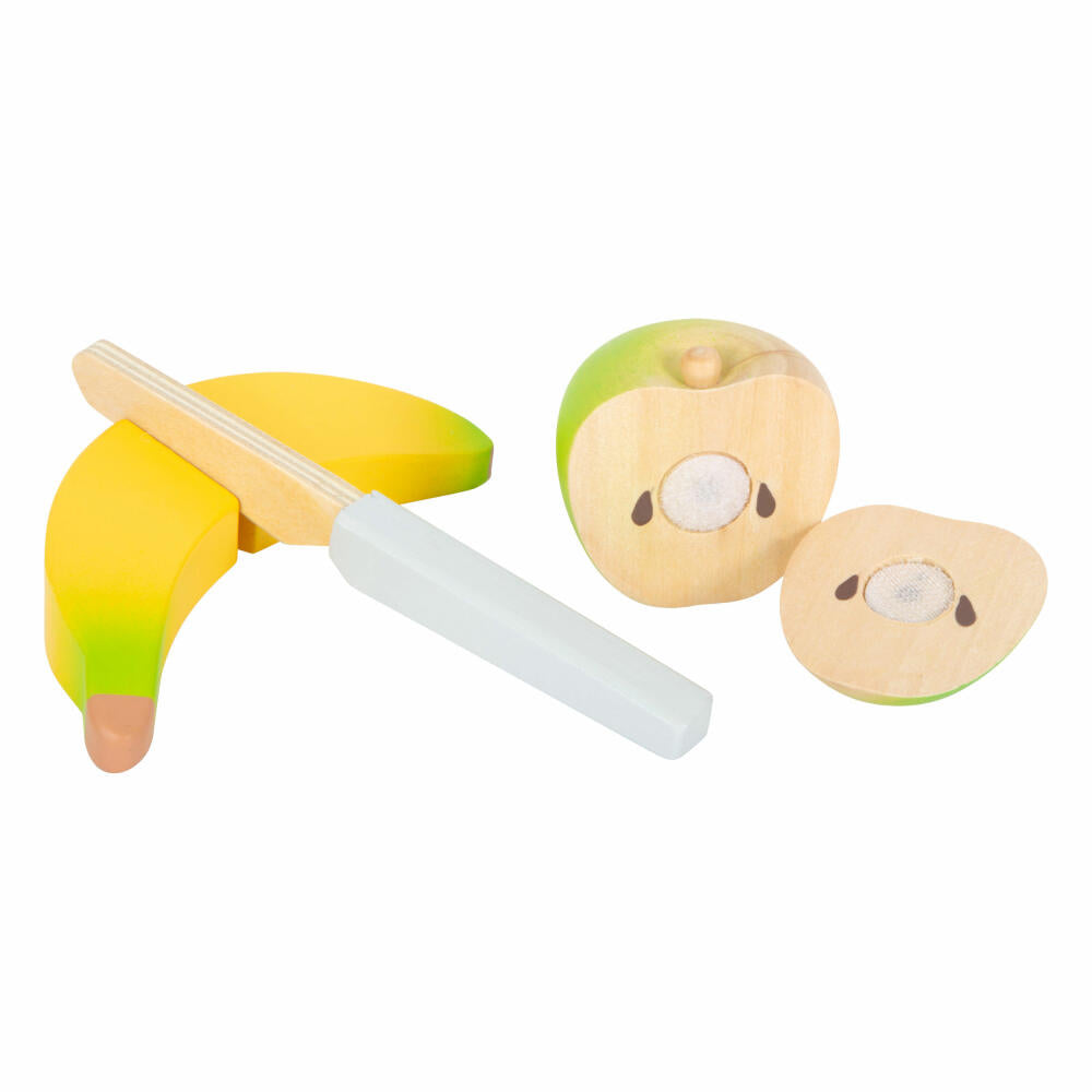Legler Schneide-Set Mittagessen fresh, Kaufladen-Spielzeug, Zubehör, Holz, 12331