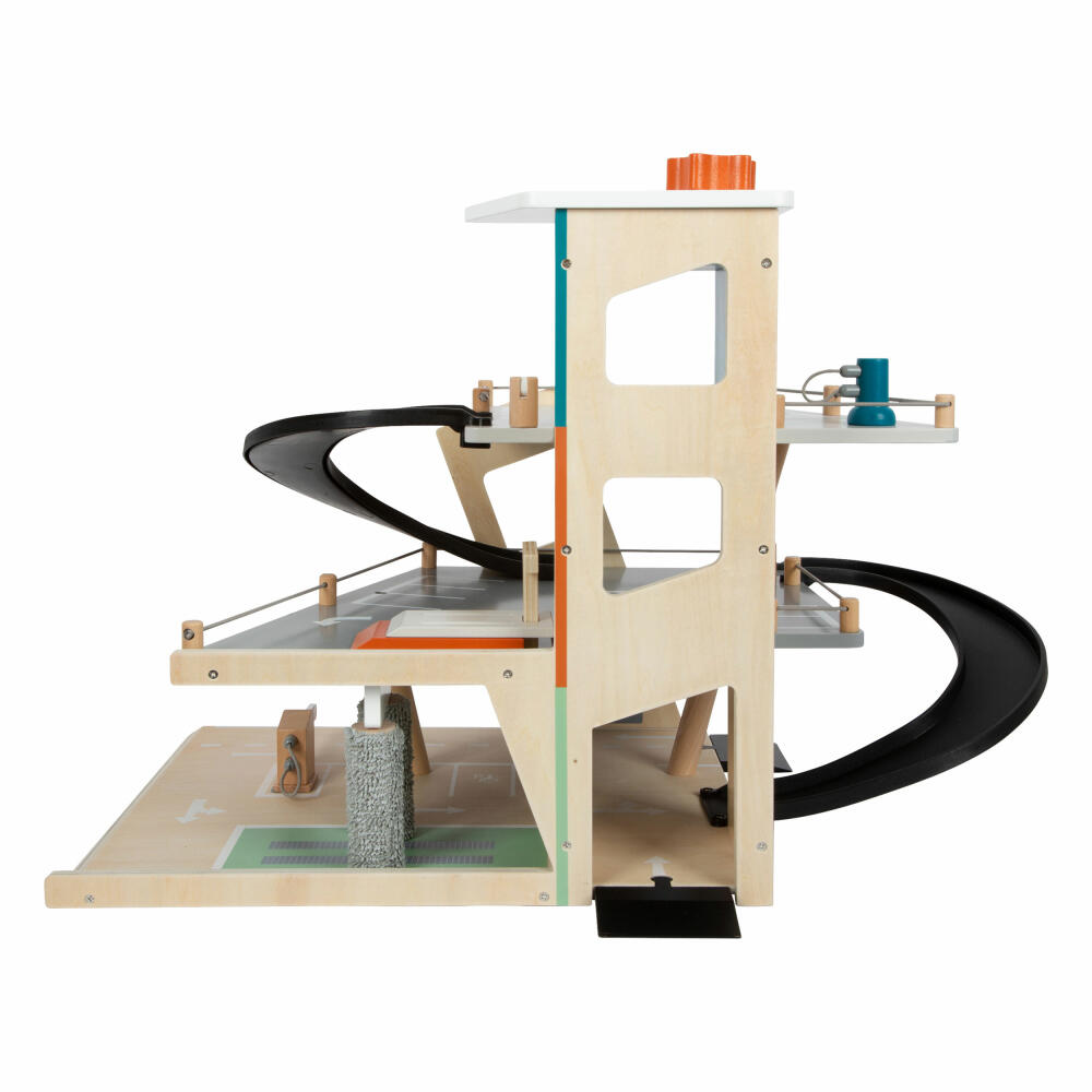Legler Toy Car Parking Garage Rallye, Parking Garage for Toy Cars, from 3 Years, 12357