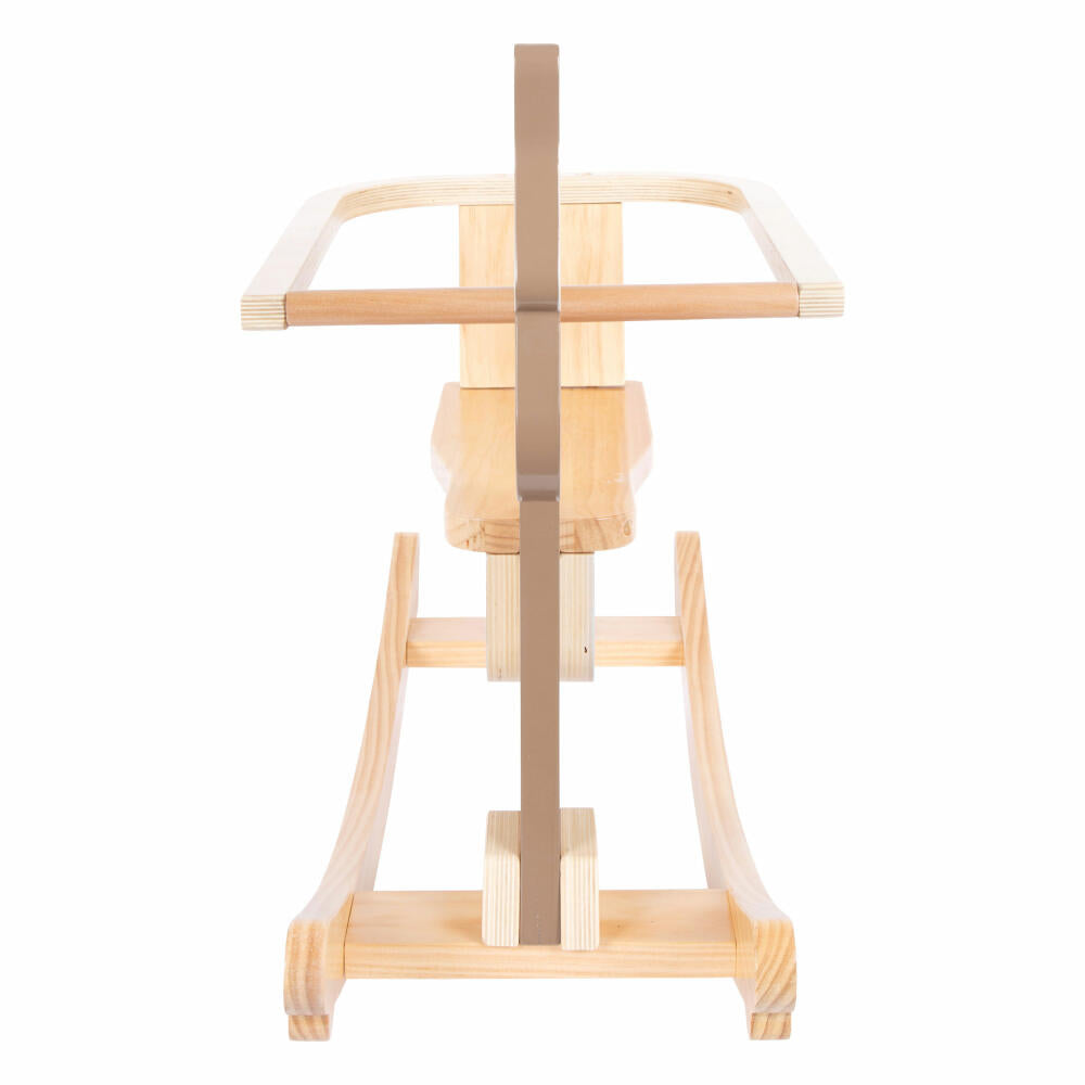 Legler rocking horse with seat ring, rocking toy, wooden horse, wood, from 12 months, 12291