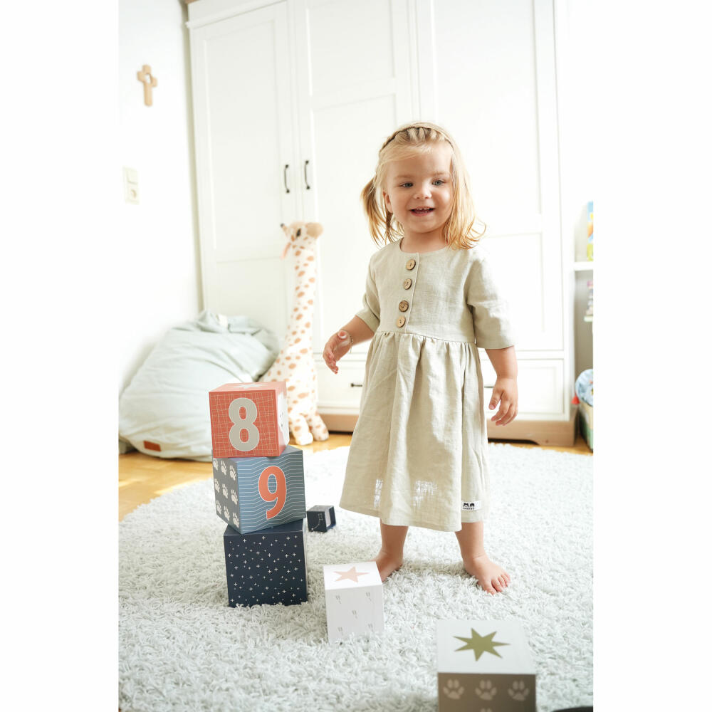 Legler Small Foot Stapelwürfel Arctic, Würfelspiel, 10-tlg., ab 12 Monaten, 12441