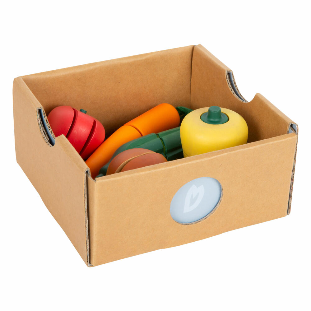 Legler Schneide-Set Gemüse fresh, Kaufladen-Spielzeug, Zubehör, Holz, 12329